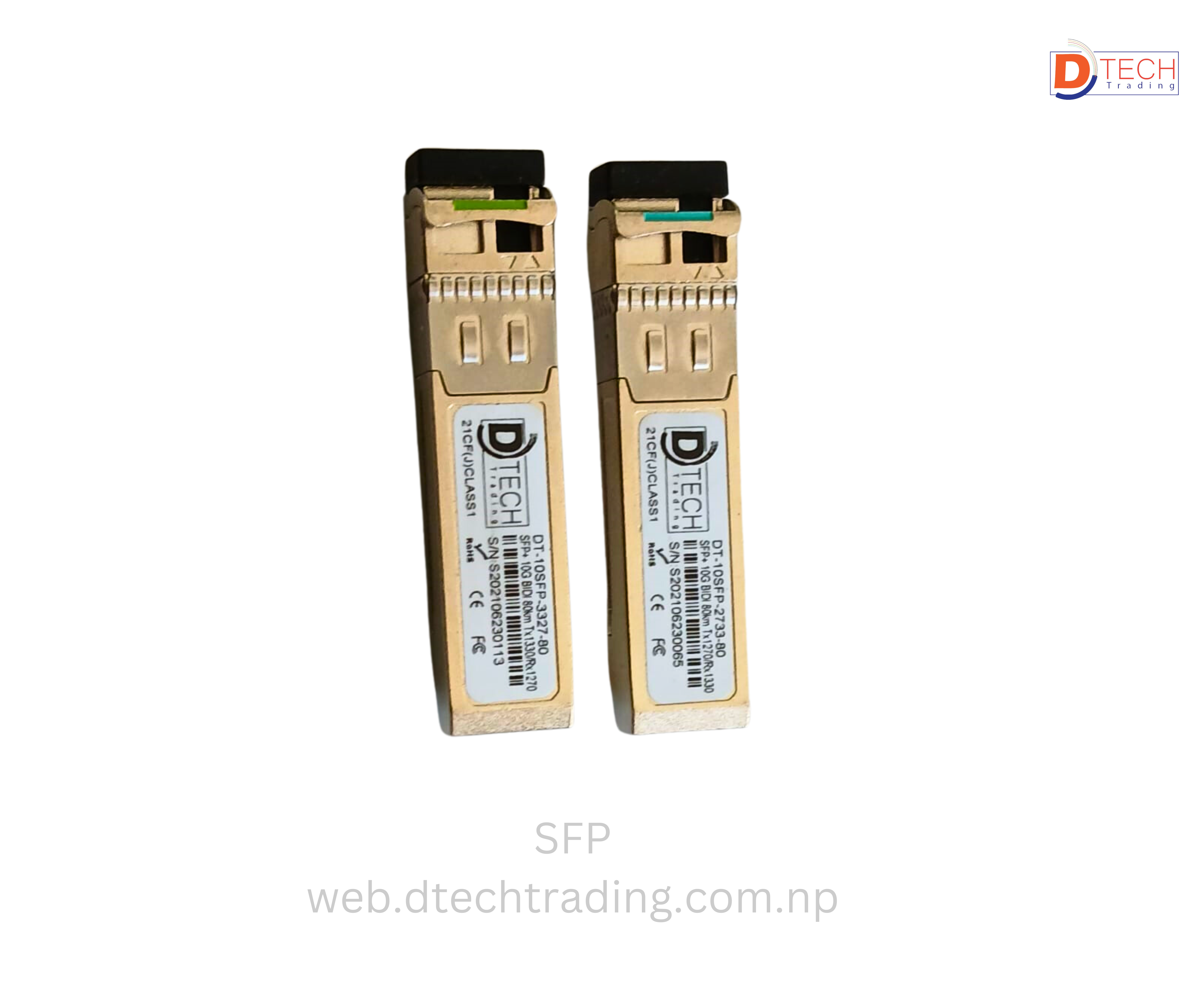 SFP 10G, BIDI TX1270nm/RX1330nm, 80KM, LC DDM 15